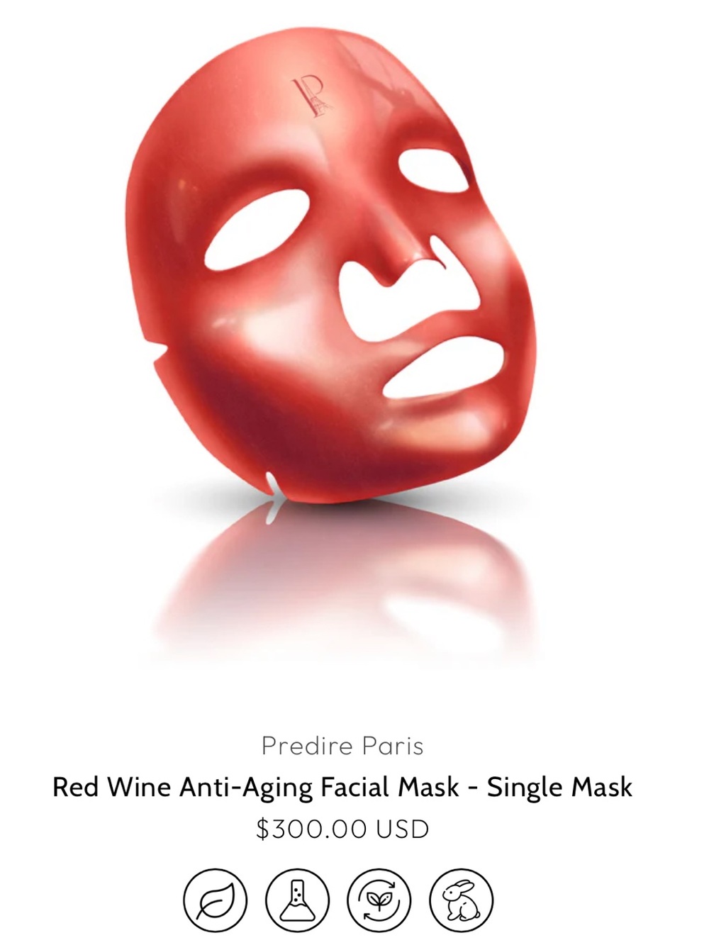 Red Wine Anti-Aging Facial Mask Prédiré